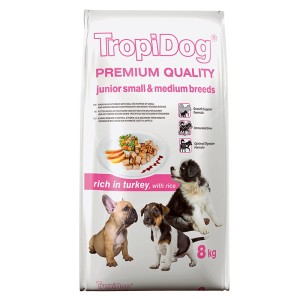 TROPIDOG PREMIUM JUNIOR S-M  8kg