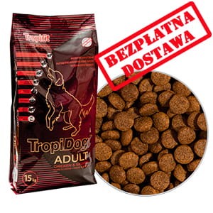 TROPIDOG SUPER PREMIUM ADULT MEDIUM & LARGE BREEDS 15 kg 